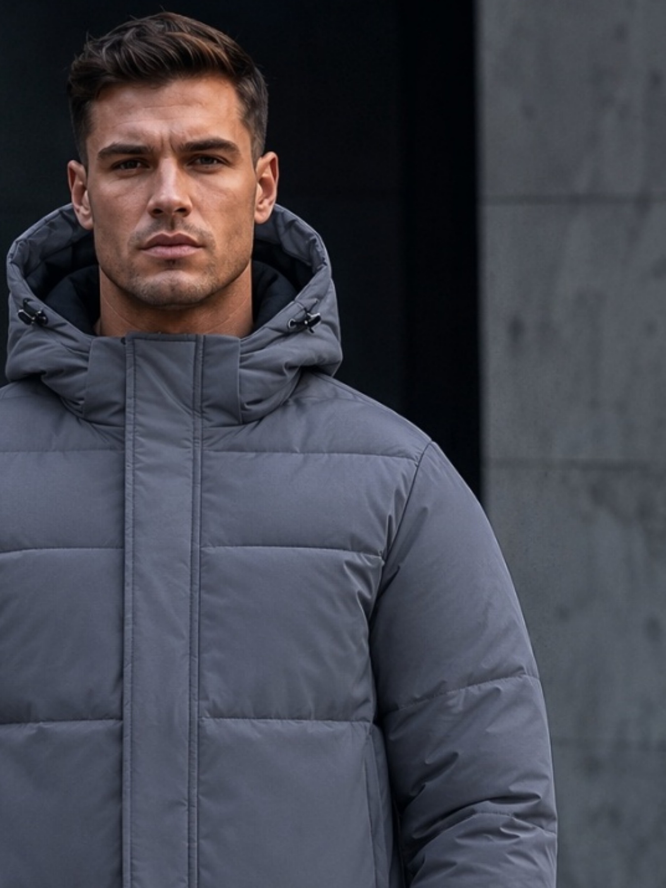 Men's Graphene Uniform Short Jacket for Winter