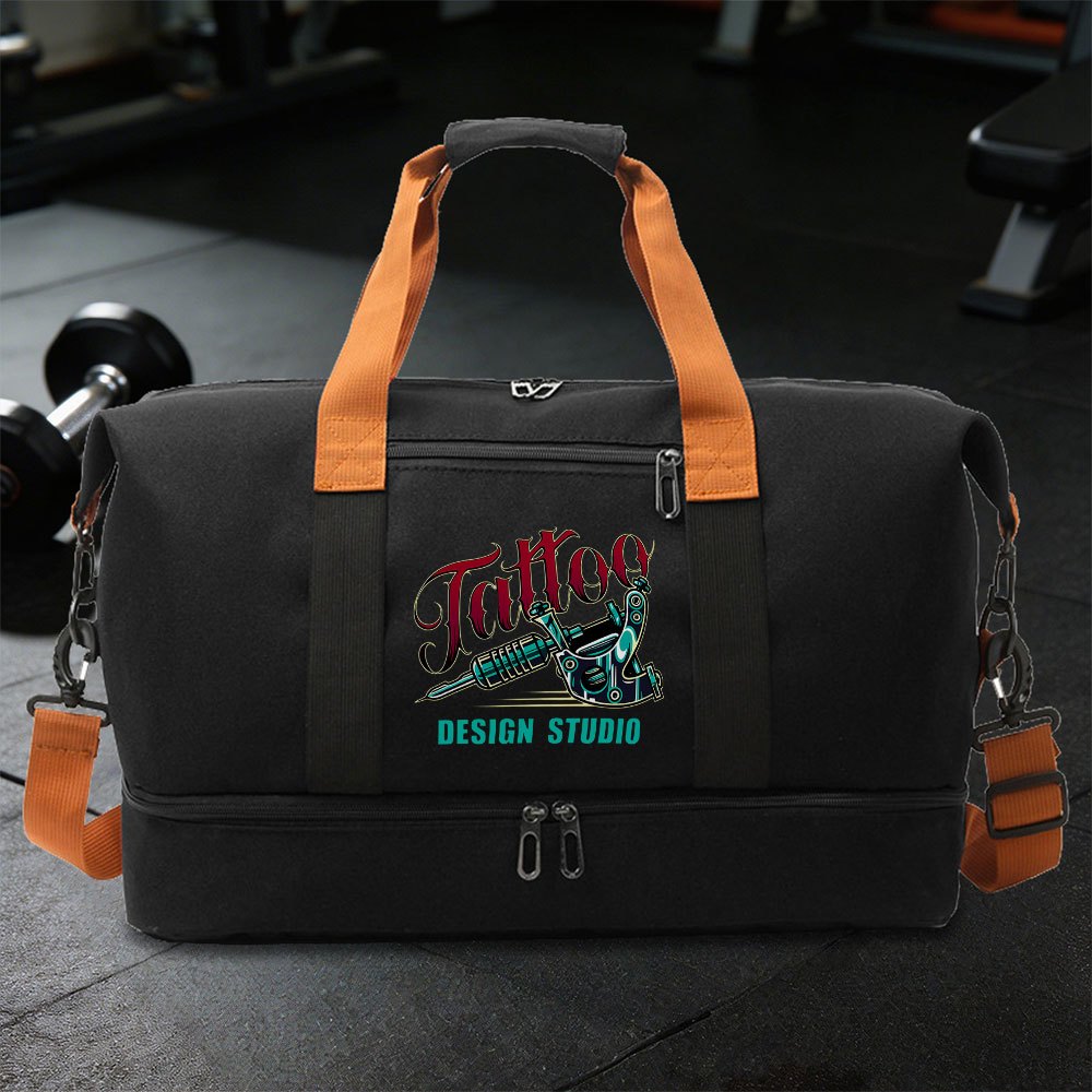 TEMU 1 sac à main/tas de sport pour machine à tatouer - Sac de voyage contrasté et tendance - Sac de sport de fitness air - Sac à main/déambulateur