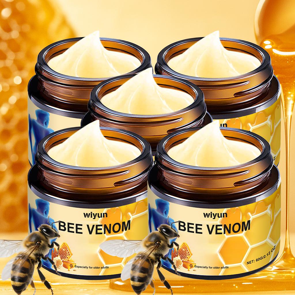 60g/2..12oz Bee Venom Cream - Fast-acting & Care With Natural Bee Venom Formula, Muscle Gel For, Knee, Hip, Back, Hands, Legs - 60g/2.12oz, Suitable For Seniors & Athletes, Muscle & Body