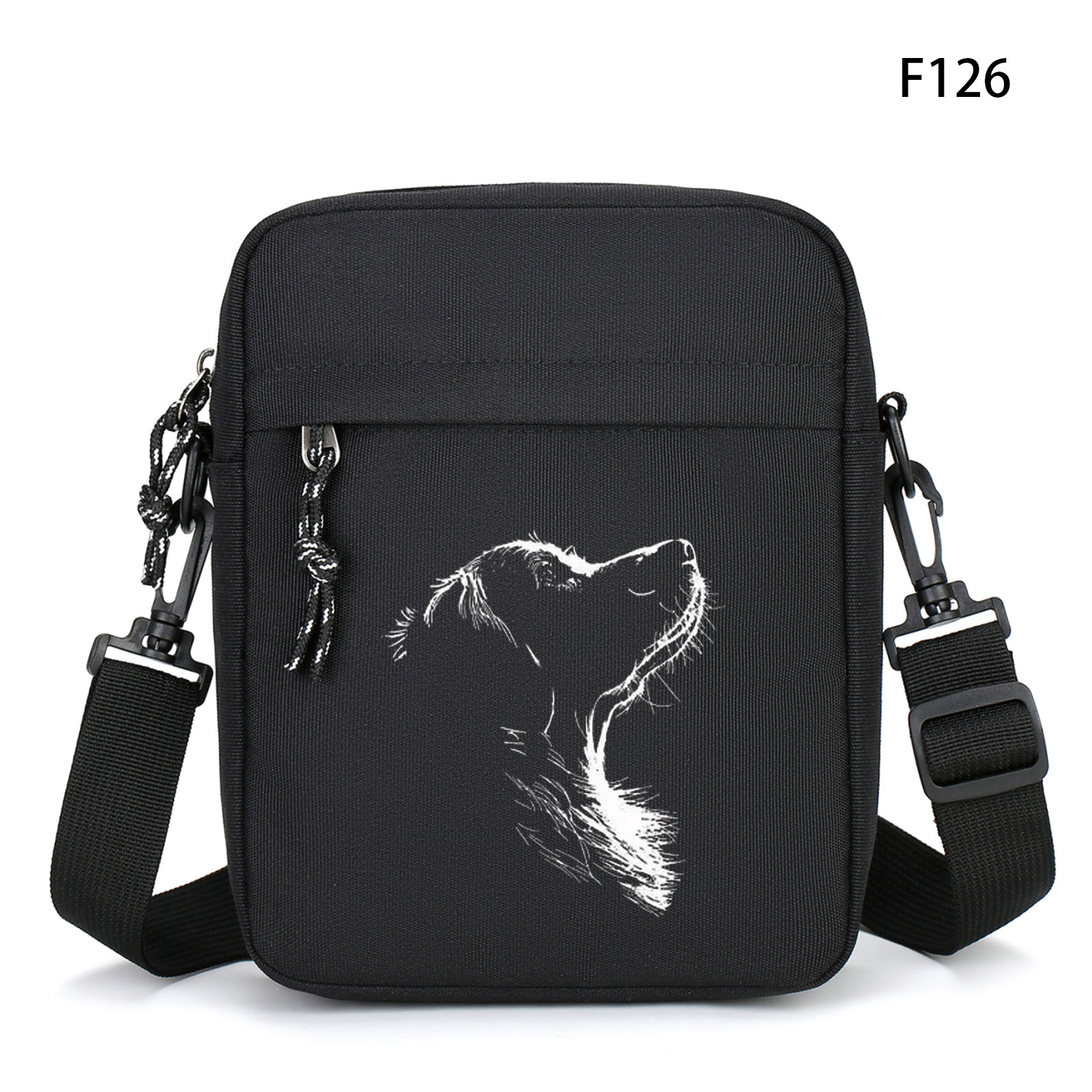 TEMU 1pc Print Crossbody Bag With Phone Case Pocket - Large Capacity Handbag Suitable For College, Commuting, Everyday Use - Gift Idea For Pet Lovers