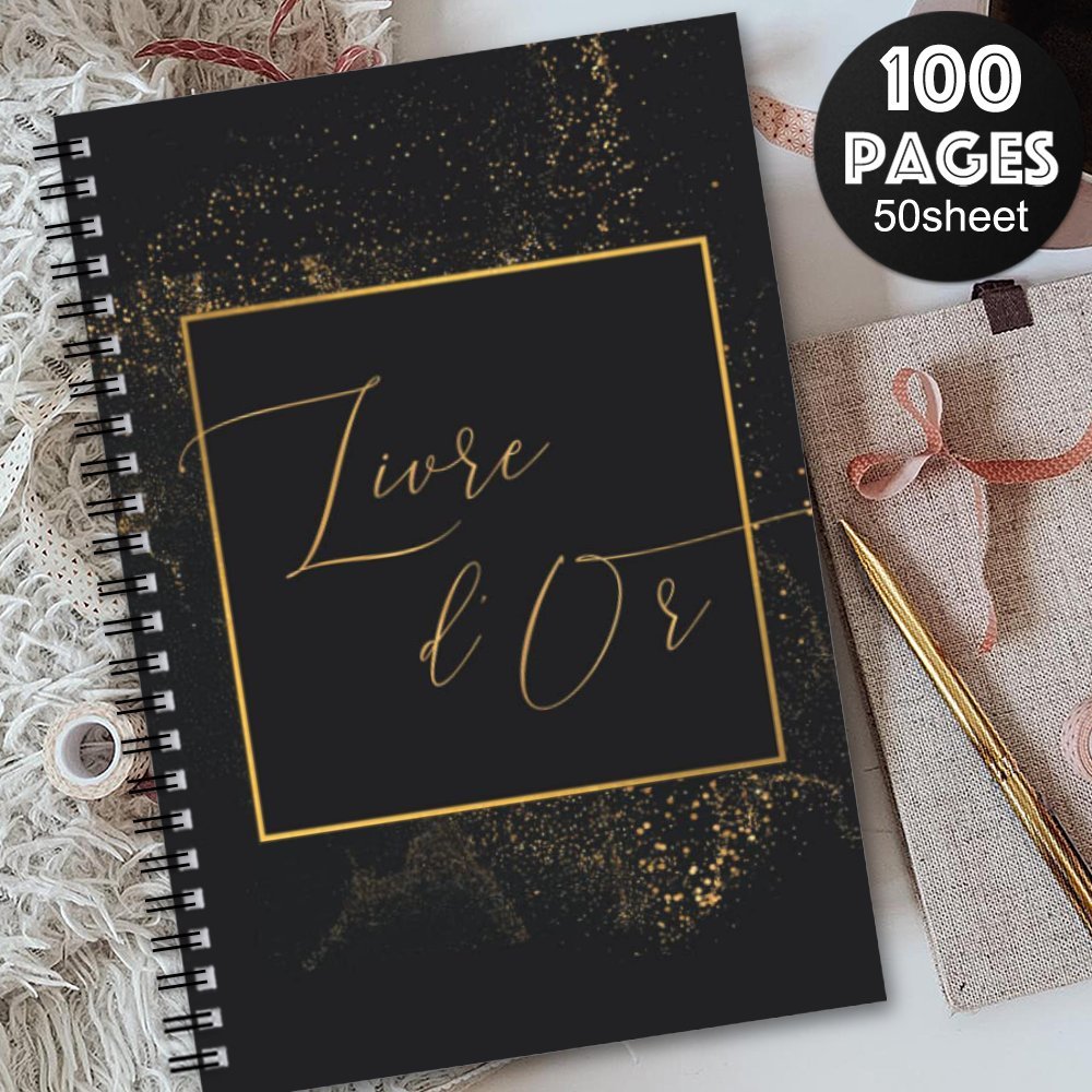 TEMU 1pc Carnet à Spirale Esthétique Français, Journal de Souvenirs Thème Fleurs pour Événements Spéciaux, Messages pour Célébrations et