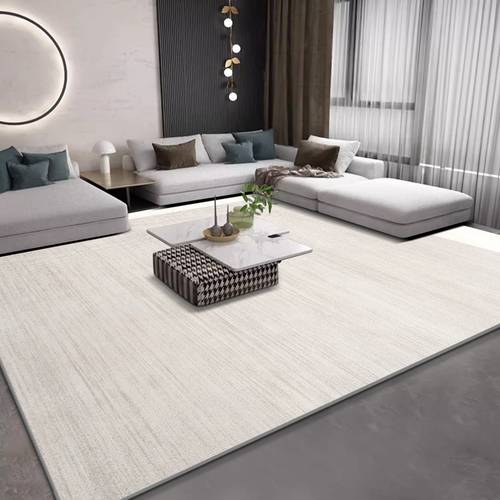 light beige minimalist textured living room carpet style high end floor mat for large bedrooms holiday decoration home decor carpet suitable for indoor living rooms bedrooms dining guesthouses and cafes