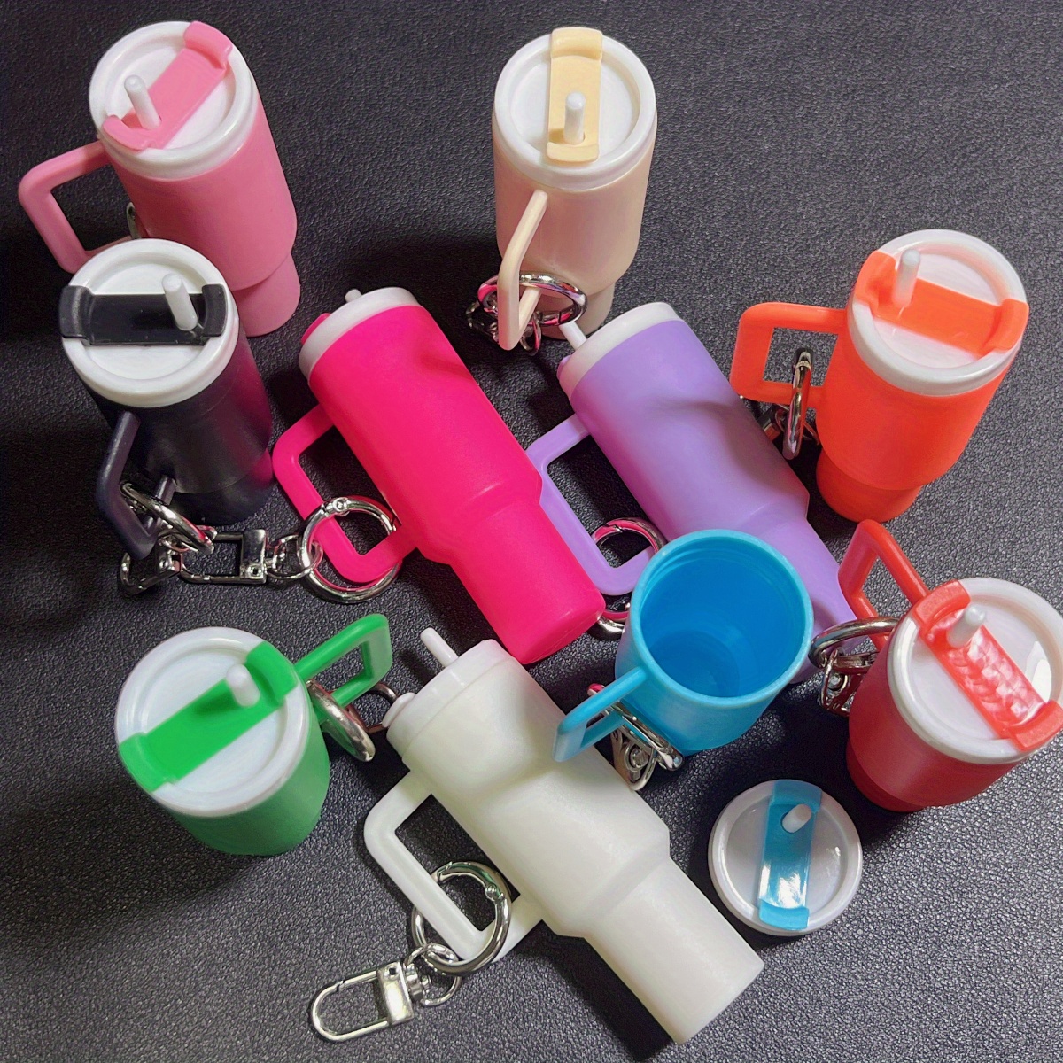 

6/10pcs Cup Keychain, Portable And Small , For , , , 10