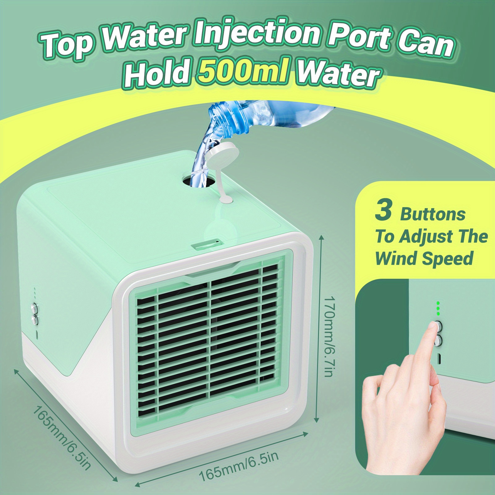 Portable Ac Unit Portable Air Conditioners,4 In Rechargeable - Main Image