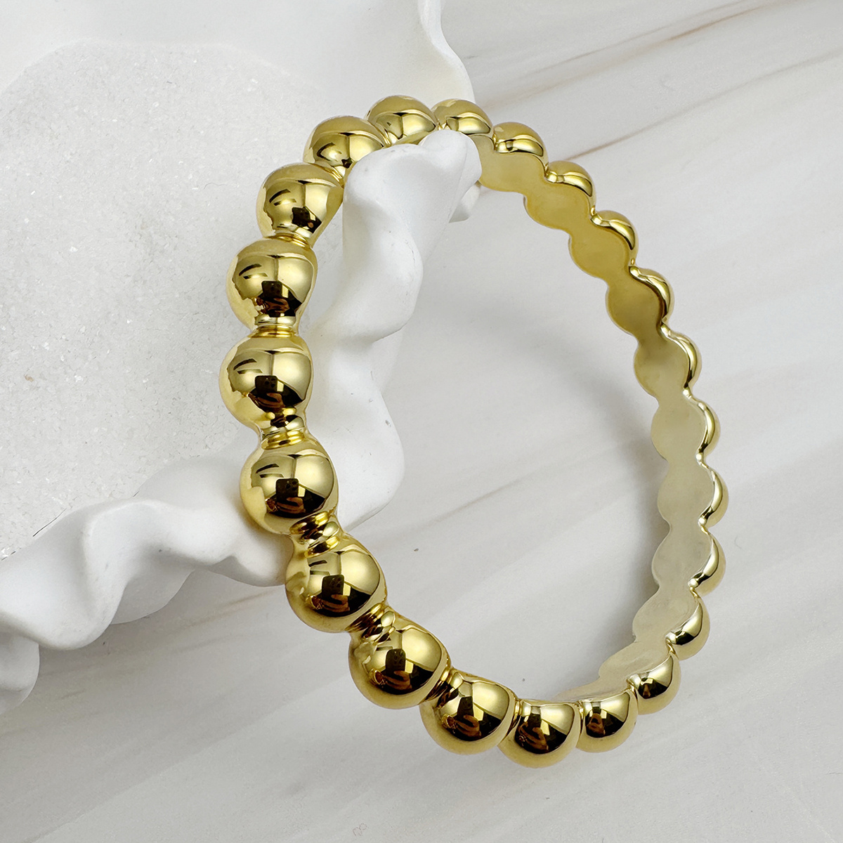 6pc Women's Layered Stackable Bead Bracelet Set