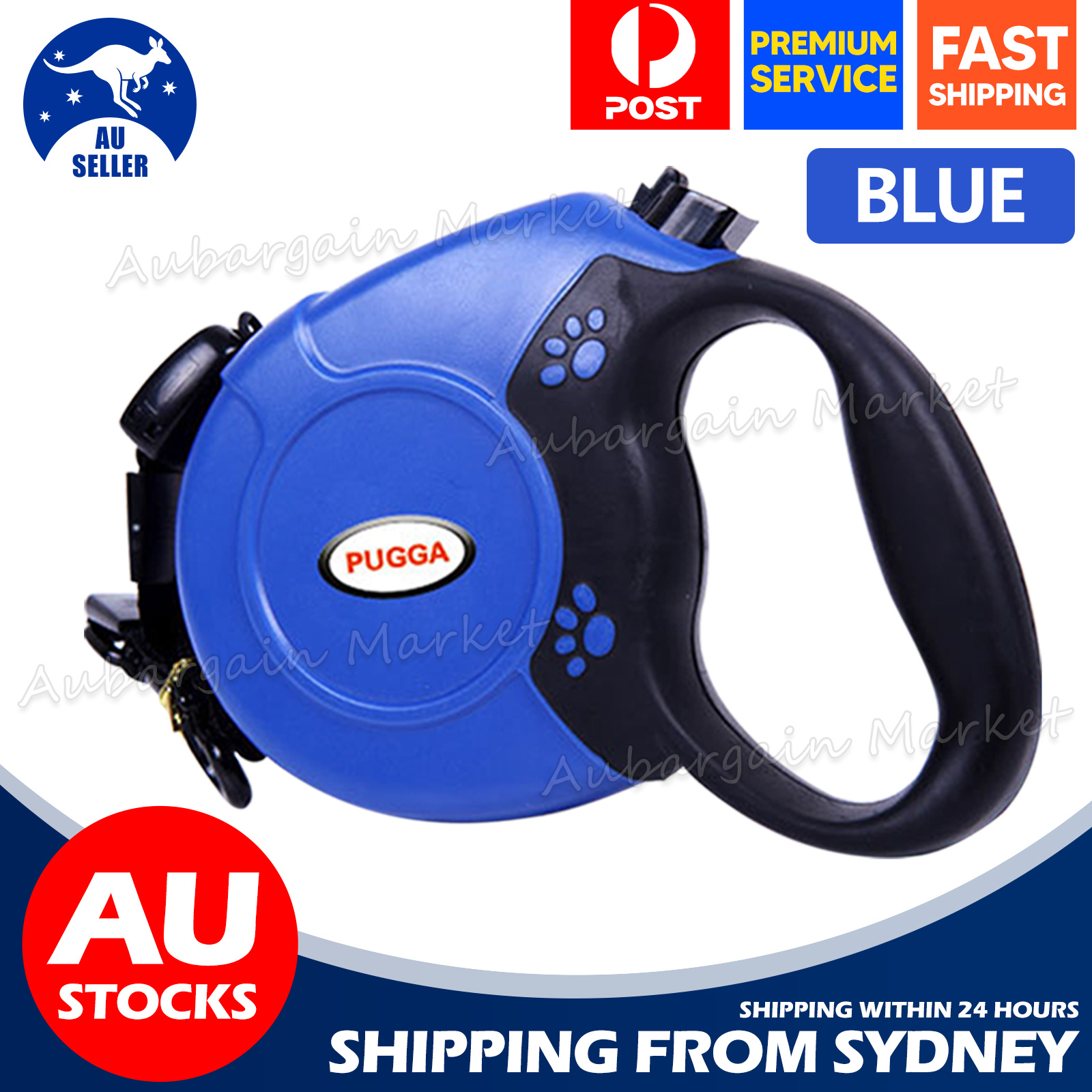 TEMU Heavy-duty Retractable Dog Leash Lead With Lockable System & Extendable Length - 8m/26ft Long Leash Suitable For Dogs, Lockable Belt For, For
