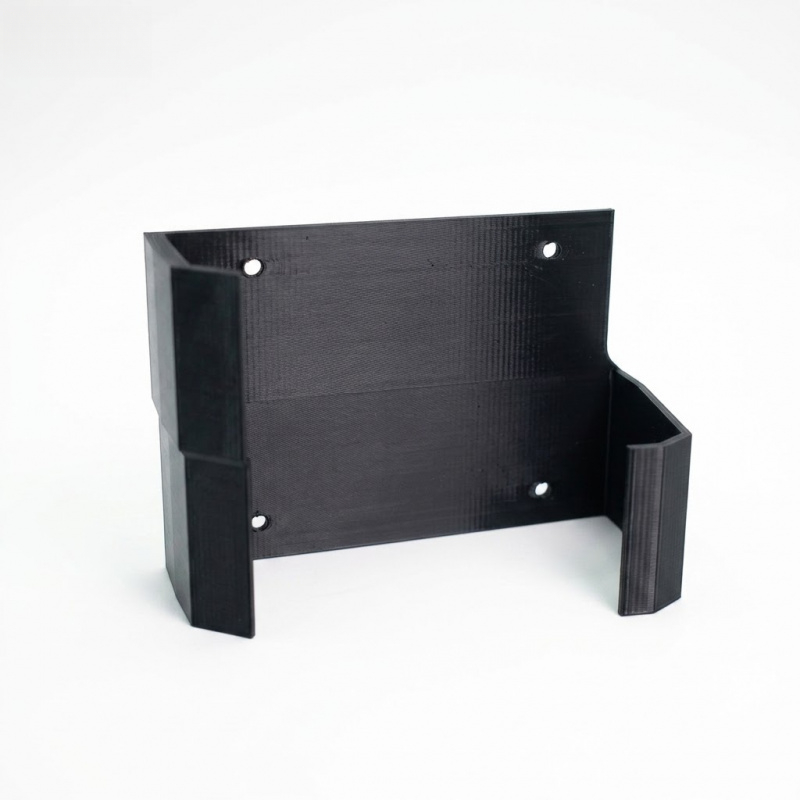 TEMU 1pc Wall-mounted Bracket, Suitable For 18v Charger Fixed Tool Storage Rack, With 4pcs Screw Holes Hole Diameter . 5.5mm/0.22inch (screws Not