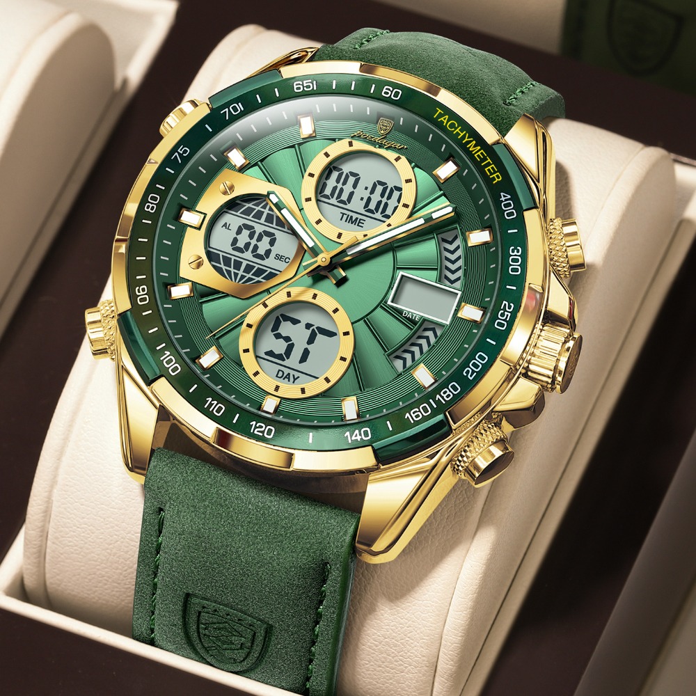 Image of Men's Watch Casual Business Wristwatch Multifunctional Men's Watch Daily Commuting Use Ideal Gift For Back-to-, Birthday, Valentine's Day, Christmas, Without Battery
