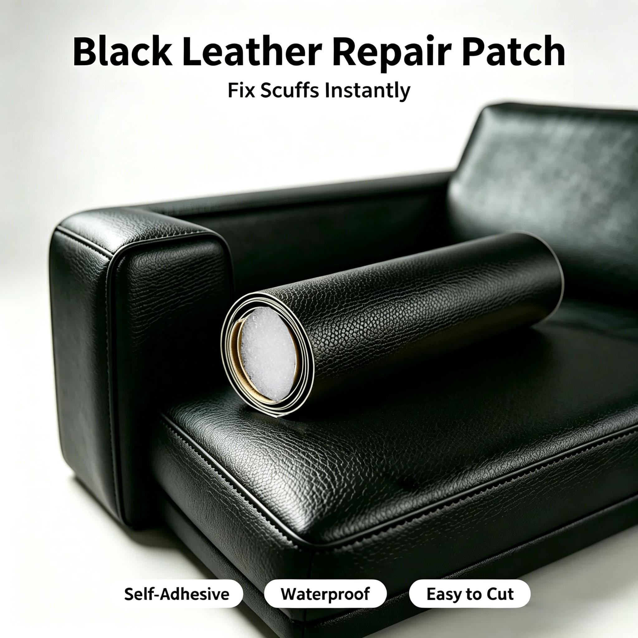 TEMU Thickened Self-adhesive Pvc Leather Repair Patch Suitable For Sofas, Car Seats & Motorcycle Seats - Waterproof Suitable For Furniture Renovation