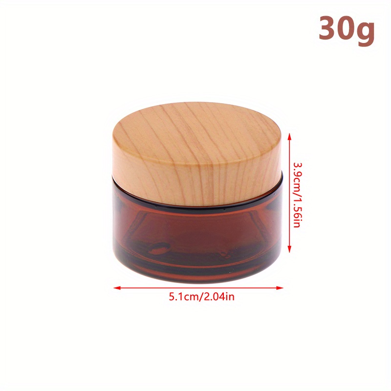 TEMU Empty Cosmetic Containers For Face And Eye Creams In Various Sizes, Including Glass Bottles Suitable For Travel