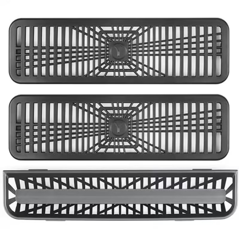 TEMU 3-pack For For Seat Vent Covers   Rear Air Vent Covers, Abs Material, -on Installation (), Prevents And Small Items From Entering Under The