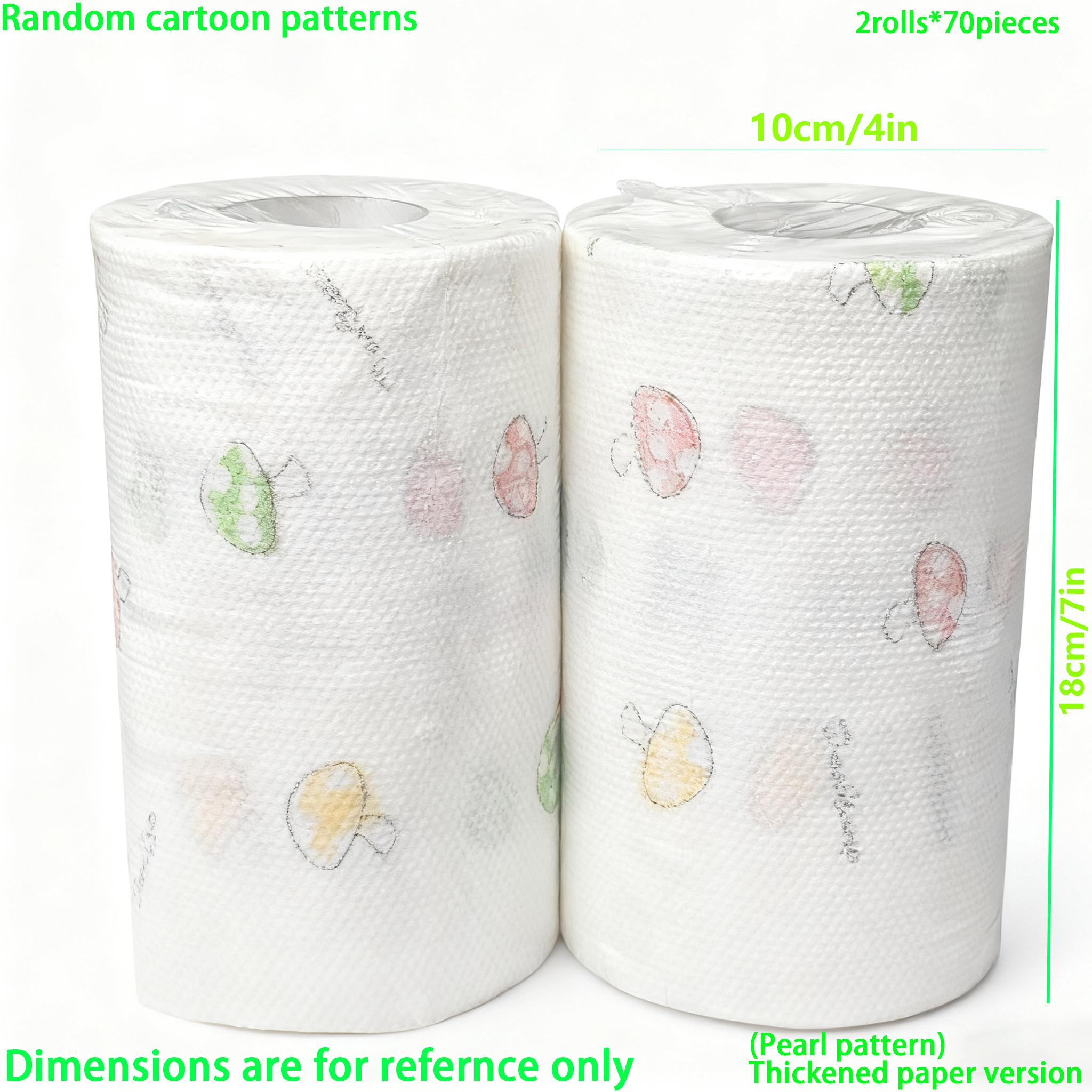 TEMU 1500 Paper Towels, 2 Rolls Of Disposable Kitchen Paper Towels, Kitchen Cleaning Paper Towels, Lazy Rags, Dishwashing Paper Towels, Kitchen