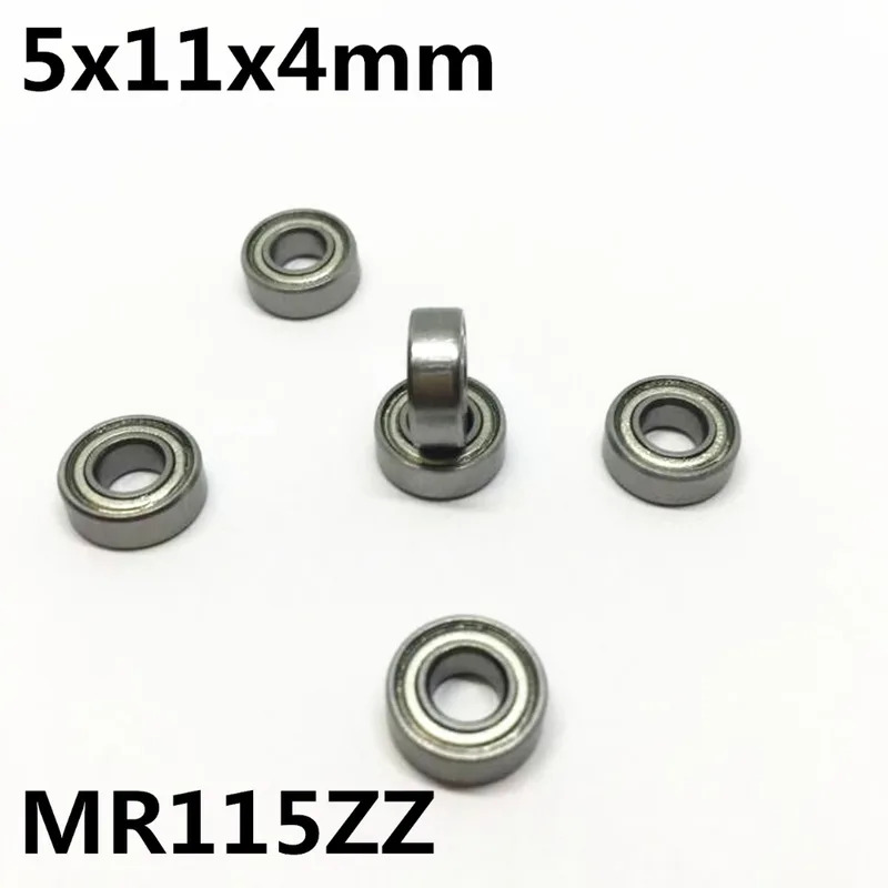 TEMU 10pcs Of Mr115zz Mr115-2rs 5x11x4 Mm Deep Ball Bearings, High-quality Miniature Bearings Mr115z Mr115