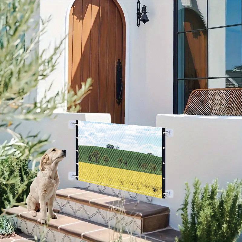 Gate Portable Pool Fence For Dogs 4x12 Ft Pool Fence Outdoor In