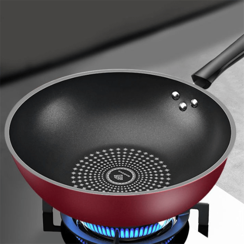 set of cast iron fry pans measuring 11 02 and 30 0 cm non stick low smoke cookware ideal for rvs home kitchens and outdoor use sturdy and dishwasher safe suitable for gas electric and induction cooktops without battery 30 0cm frying pan without lid red non stick frying pan 0