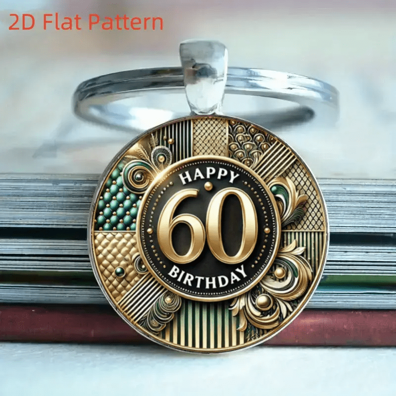 Alloy Keychain, Durable And Fashionable, Perfect Gift For Holidays, Birthdays, Christmas, With Synthetic Gemstone Finish, Suitable For Men And Women