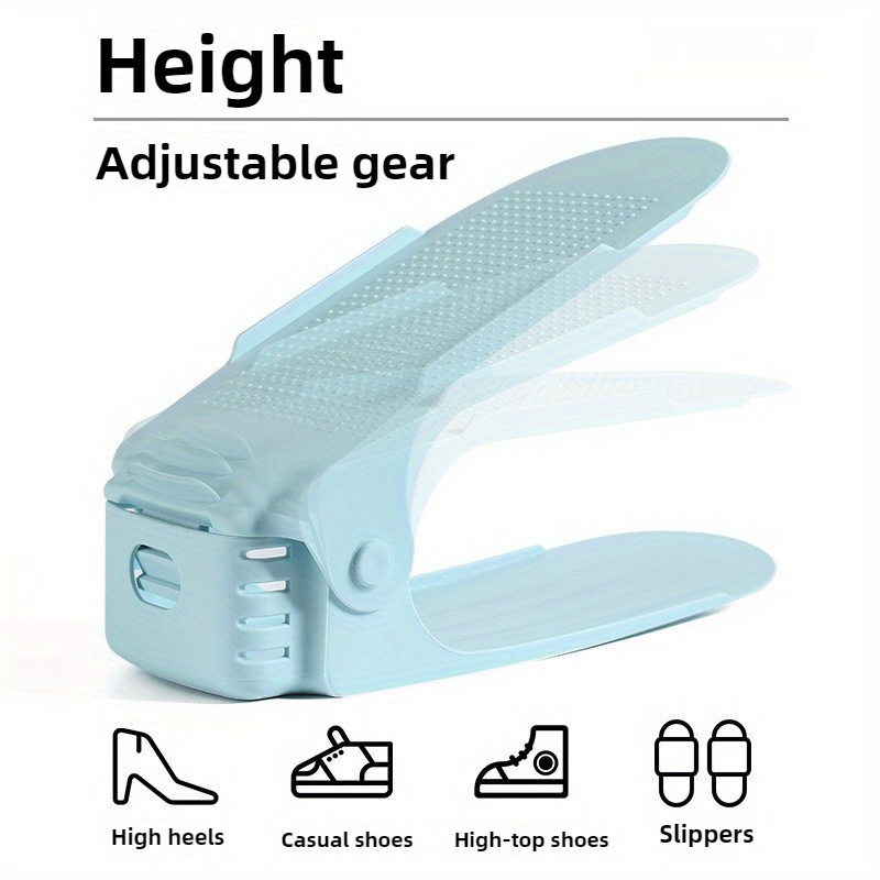 10pcs Adjustable Storage Shoe Slots for Space-Saving Organisation