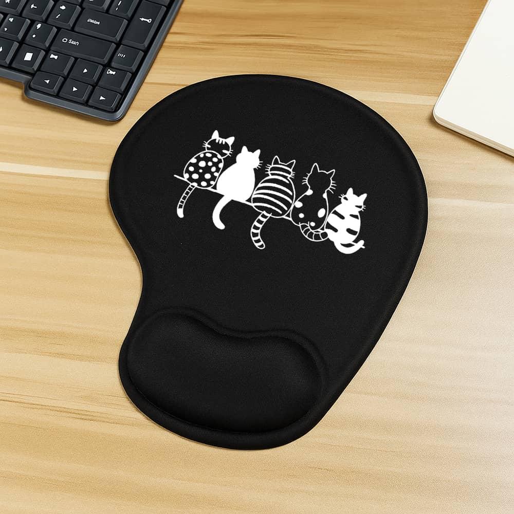 TEMU Tapis de Souris avec -Poignet - Design Ludique pour Tous et Fêtes, Accessoires de Bureau, Équipement de Jeu, Décor pour Bureau, pour à Domicile,