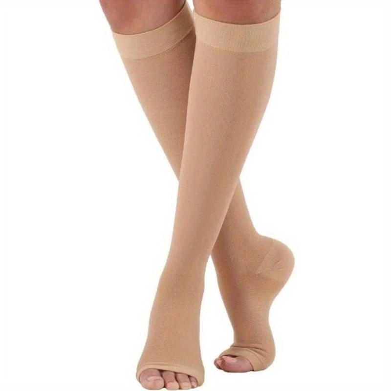 Image of Power Compression Stockings Compression Stockings Graduated Pressure Stockings Elastic Knee High Stockings S-xl