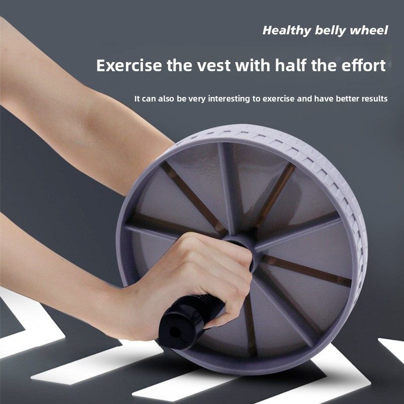 Abdominal Wheel Roll - Core Strength Trainer & Ab Roller Wheel for Home Gym, Non-Electric Abdominal Workout Equipment with Stability Training, Full Body Workout for Waist, Arms, Legs - Ideal for Beginners & Advanced Users, Sleek Fitness Gear, Sturdy Construction