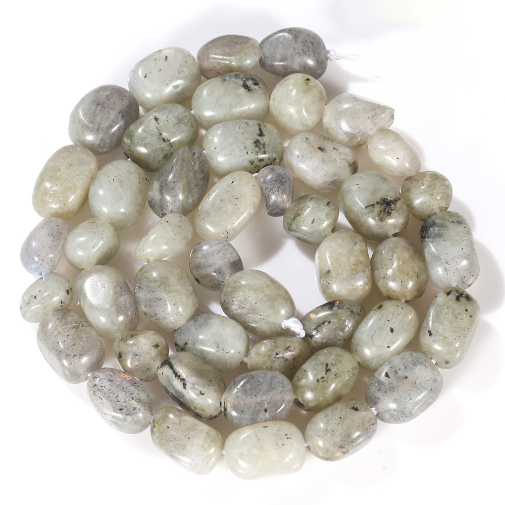 TEMU Perline in da 8 mm di lunghezza, 38 cm, perline irregolari in labradorite per creazione di gioielli e aggiunte