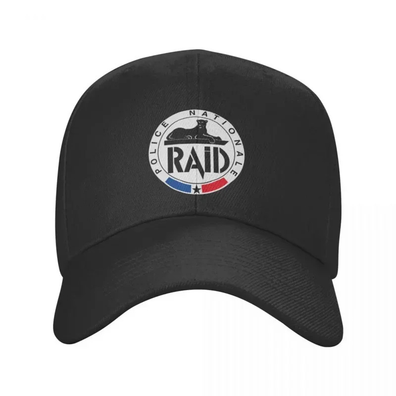 

Casquette de baseball avec de la police française RAID, 100% polyester, chapeau de sport unisexe réglable, légère, lavable en machine, revêtue de PVC, design tie-dye