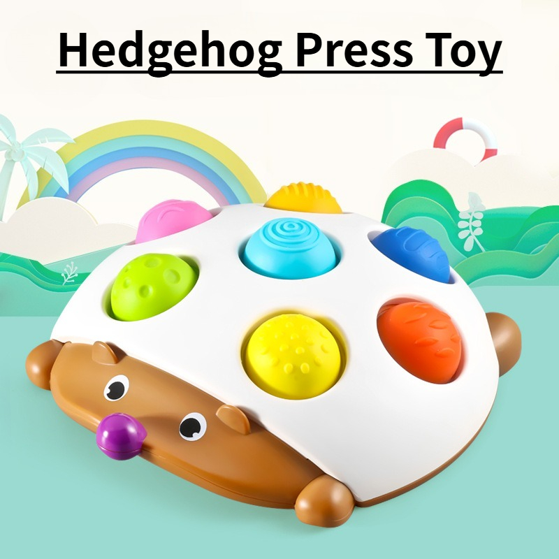 Sensory Baby Toy for Infants with Hedgehog Design