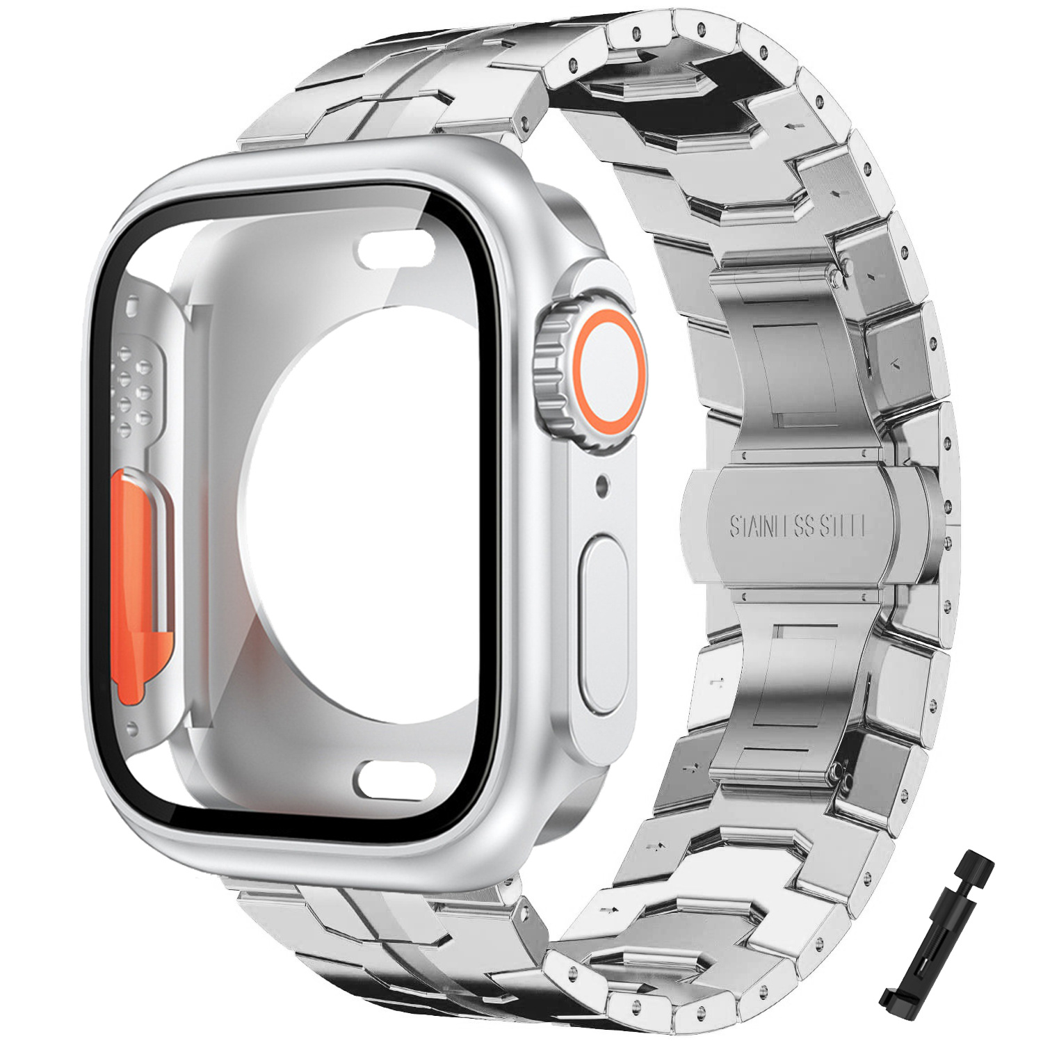 stainless iwatch band 42mm 46mm 49mm 45mm 44mm
