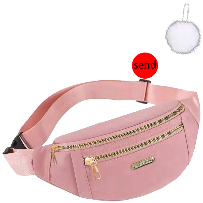 TEMU Women's Waist Bag -2pcs [1 Bag+1 Ball] Spring And Summer Men's And Women' Shoulder Crossbody Bags, Multi-functional Chest Bags, Outdoor Leisure