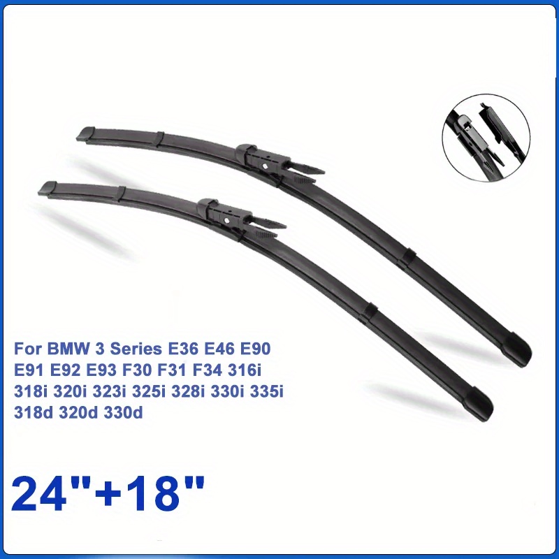 TEMU Car Wiper Blades For E36 E46 E90 E91 E92 E93 F30 F31 F34 316i 328i 335i 318d 320d 330d