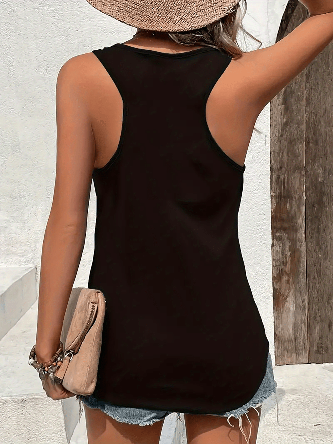 women's 80s retro graphic tank top may old party in Temu Mauritius - Main Image