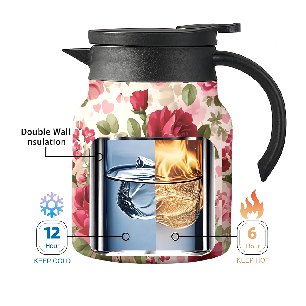 TEMU Una tetera de acero inoxidable de 1 (34 oz) con un cedazo a prueba de fugas y un - ¡Ideal para regalar o usar personalmente! para preparar té;