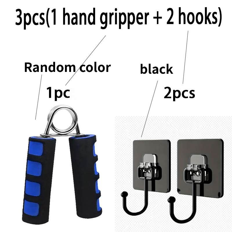 TEMU 3pcs Set (1 Hand Gripper And ) Model A Grip Trainer In Random Colors, Wrist Strength Training Equipment, Hand Strength Exerciser, Fitness Wrist