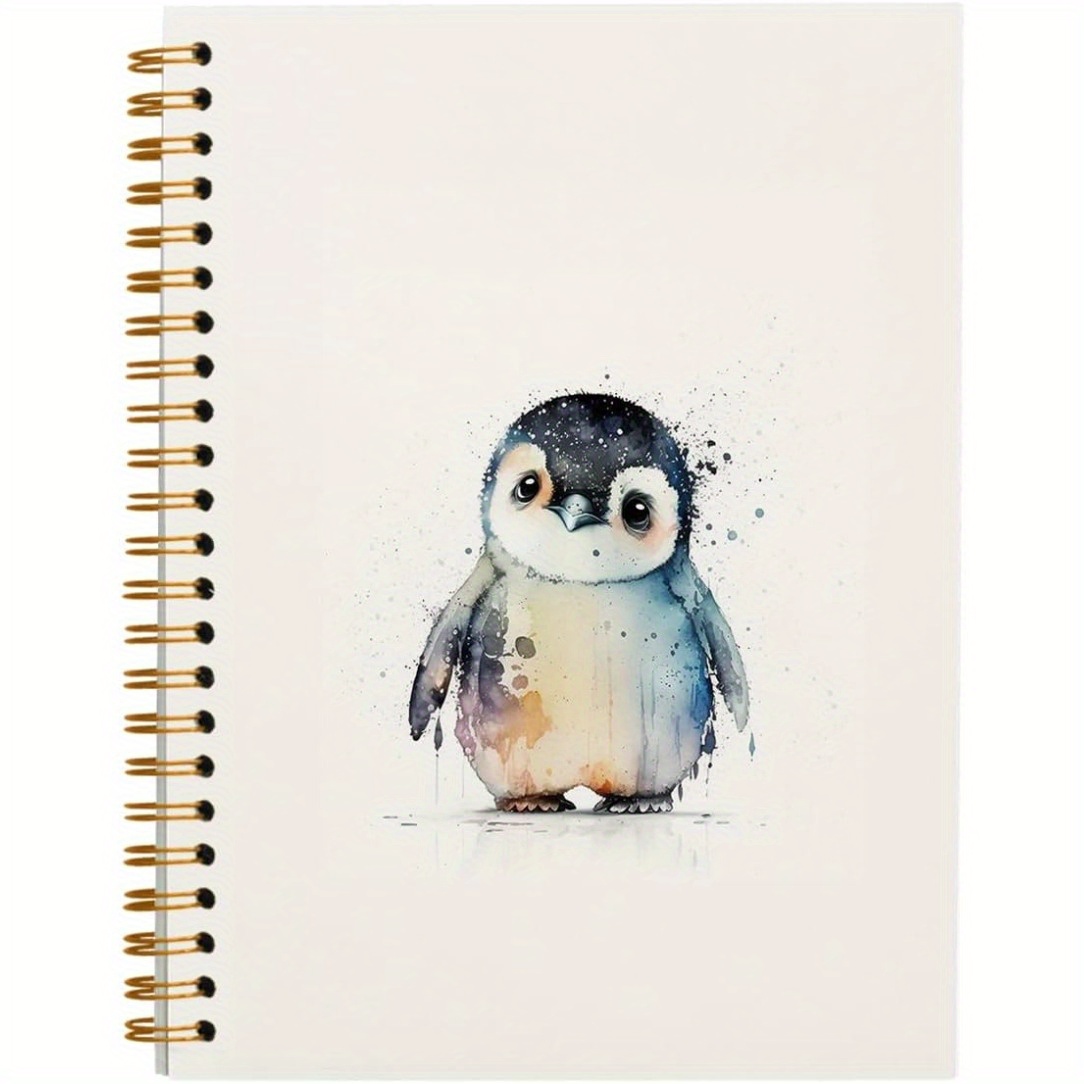 

1pc Watercolor Notebook, 5.5x8.3in, 50 , , Ruled Hardcover For , , And Journaling, For