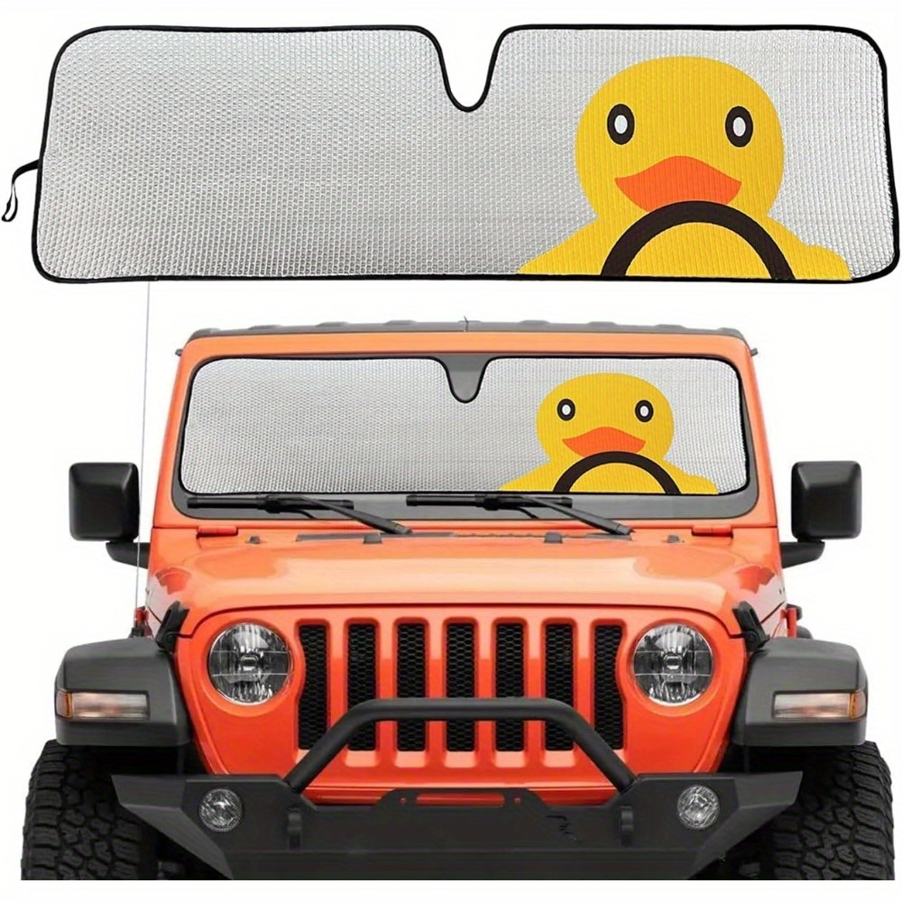 TEMU Sunshade For Windshield, Heat Shield For , Windshield Cover For For Wrangler, Compatible Sunshade For For Wrangler Tj Jk Jl & Gladiator Jt 2/4 Door, 1pc