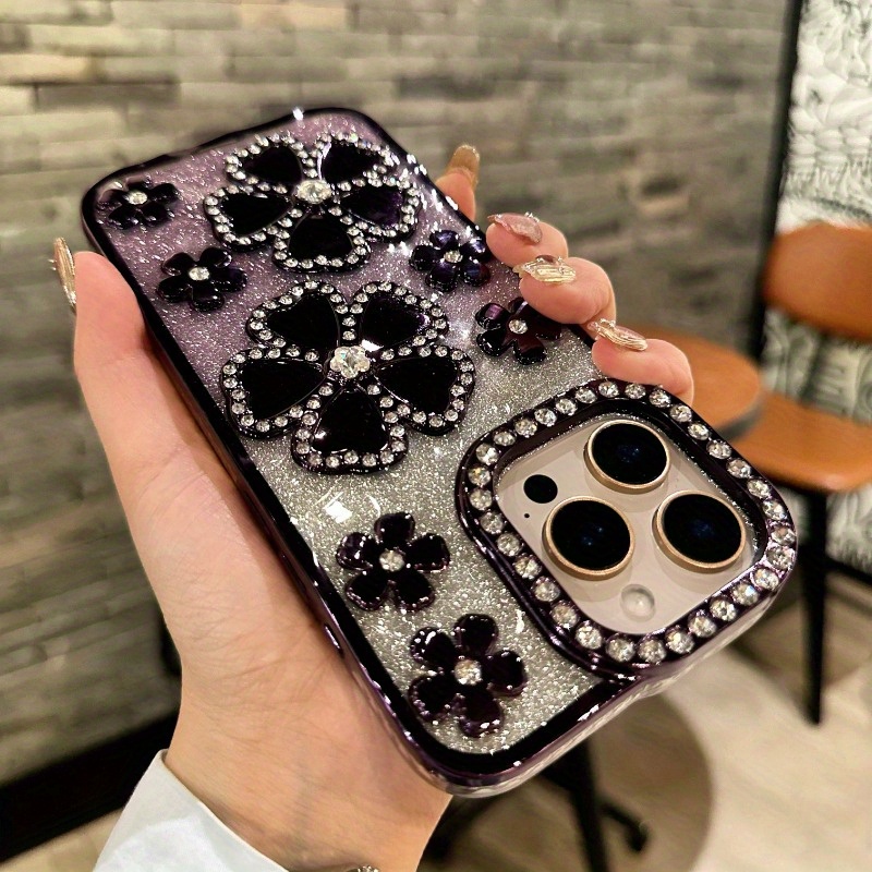 High-end Camellia Flower Luxury Shockproof Phone Case for iPhone 16, 15, 14, 13, 12, 15 Pro Max, 16 Plus, New Protective Cover with Premium Feel and Feminine