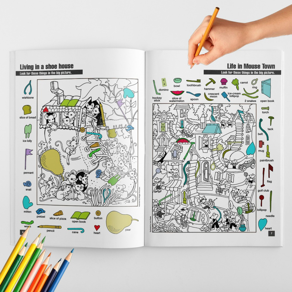 Hidden Picture Adventure: A Fun Seek-and-Find Book to Improve Focus, Attention, and Observation Skills in Children