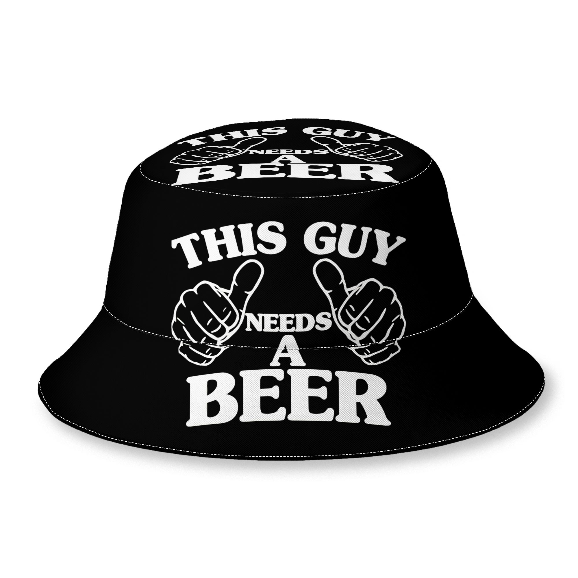 TEMU 1pc Summer Unisex Harajuku Bucket Hat Beer Lover Funny Women Men Fishing Hat Needs A Beer Autumn Beach Panama Sun Cap