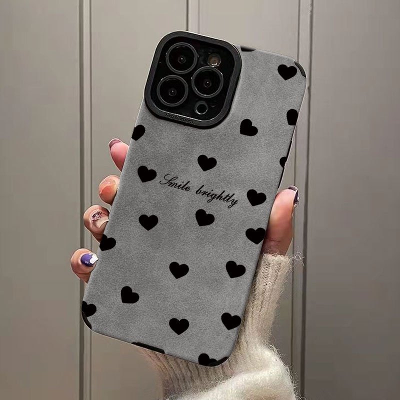 Simple Little Heart Pattern Phone Case for iPhone 16/ 16Pro/ 16Promax/ 16Plus/ 15/ 15Plus/ 15Pro/ 15Promax, 14/ 14Plus/ 14Pro/ 14Promax, 13/ 13Pro/ 13Promax, 12/ 12Pro/ 12Promax, 11/ 11Pro/ 11Promax, 7/ 8Plus, Xr/ Xs/ Xsmax, Featuring a Durable TPU Protective Cover That Is Both Stylish And High-End.