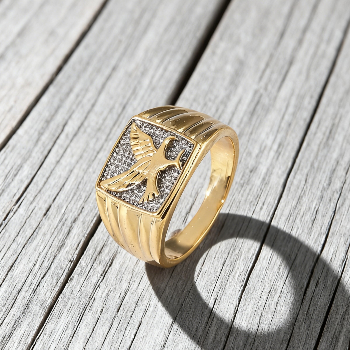 Exquisite Eagle-Shaped Personalized Fashion Ring, Unisex