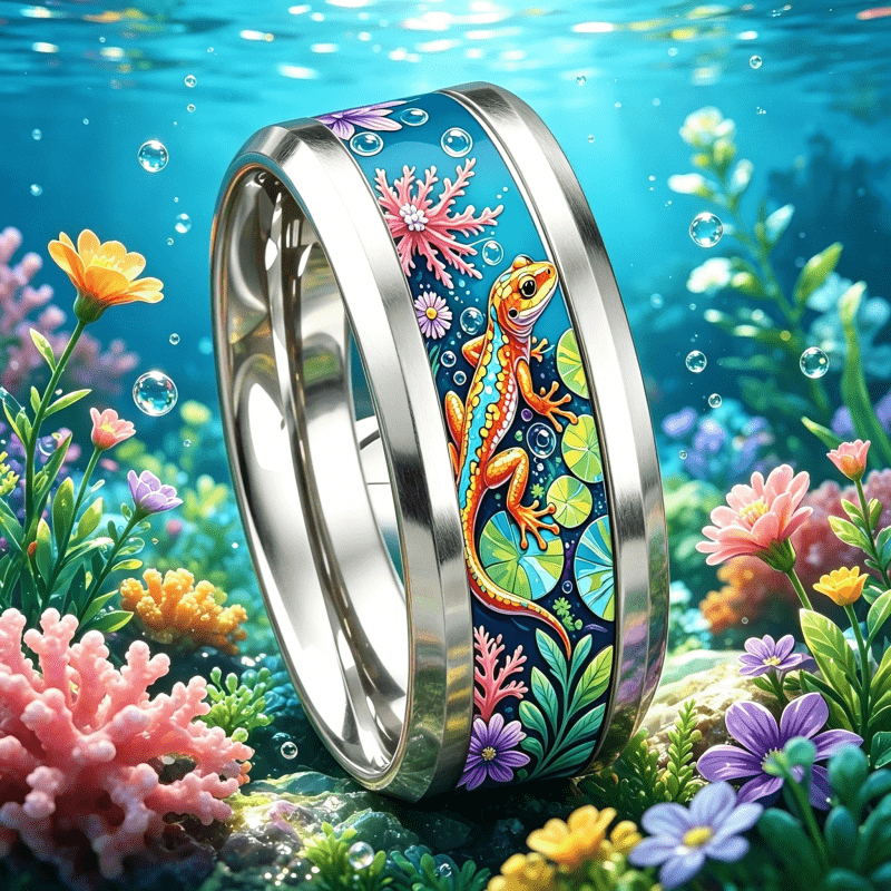 3pcs Ocean Animal Series Rings for Teenagers