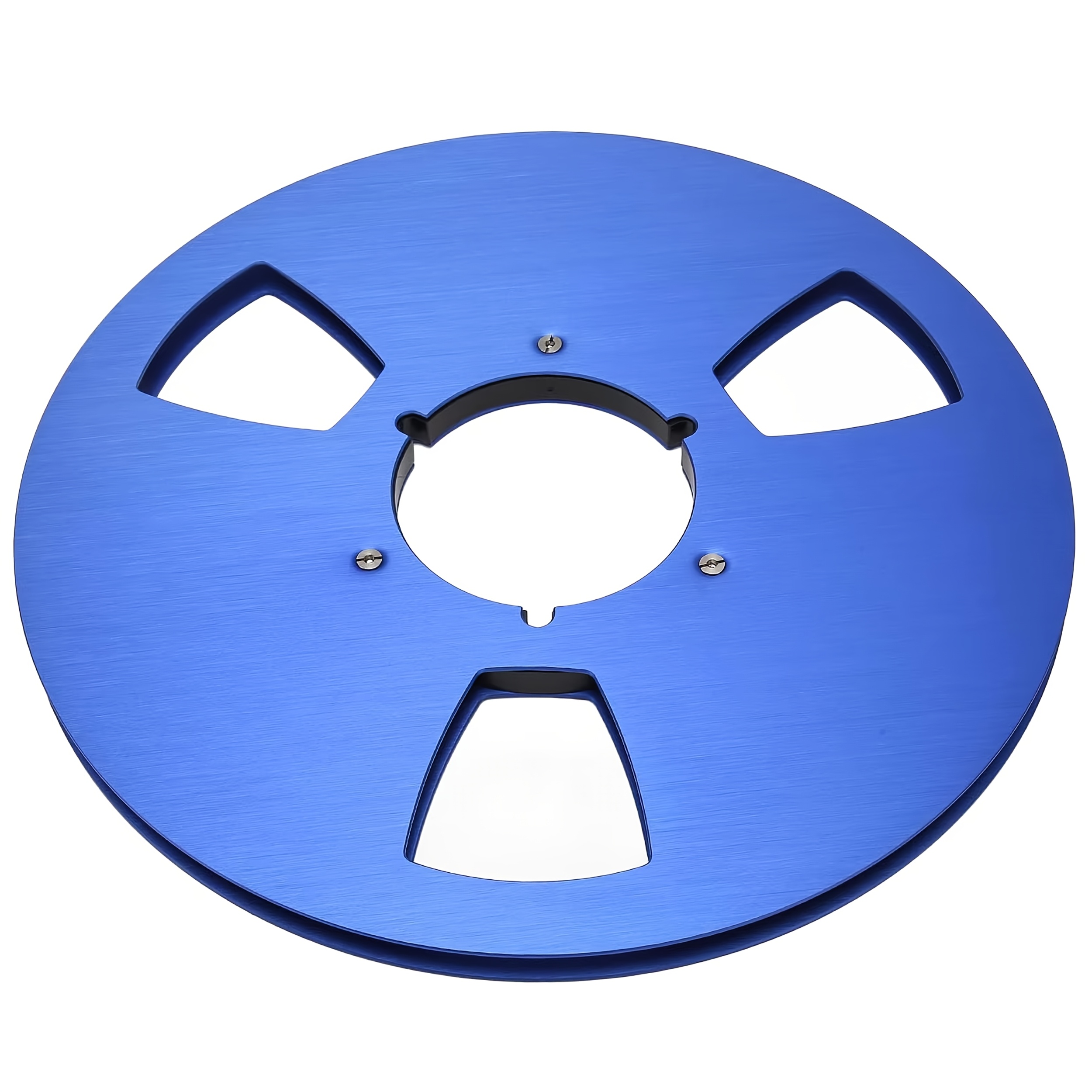 E-shop 1/4-Zoll 10,5-Zoll Dreilochige Leere Tonbandspule, Aluminiumlegierung, Drei Farben Verfügbar, NAB Offene Audio-Tonbandspule & Leere Spule,