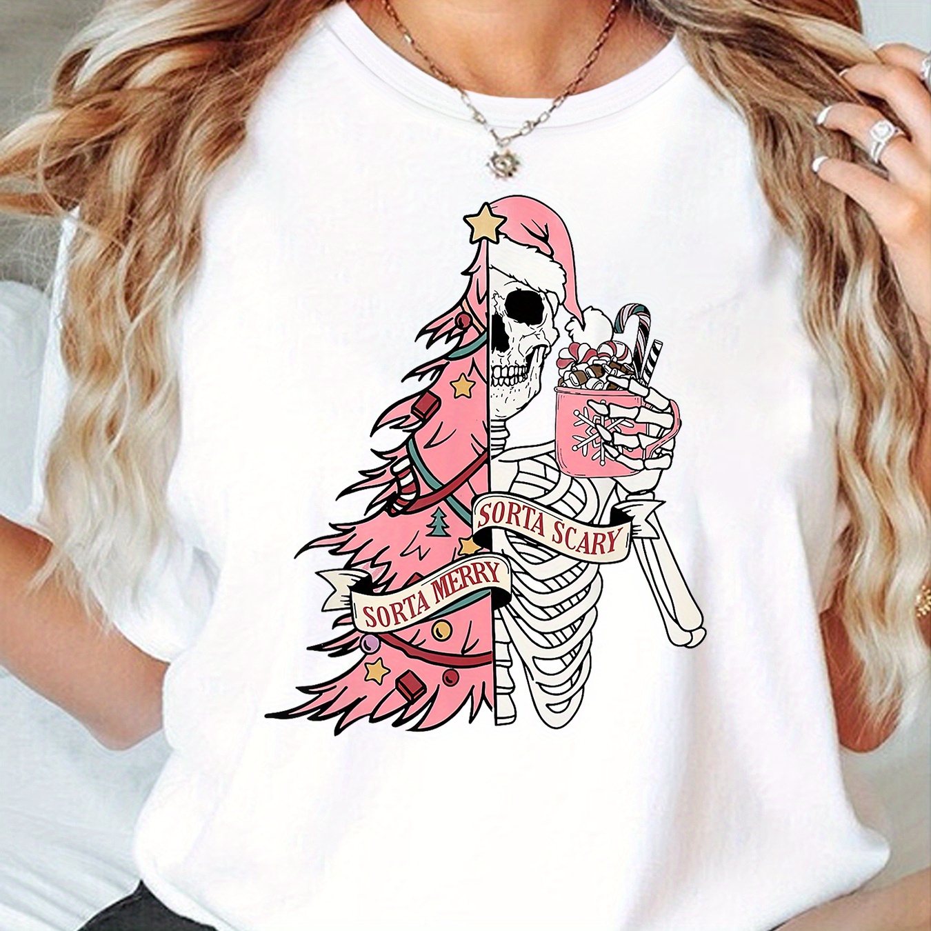 

Christmas Skull & Top, , Women's Clothing