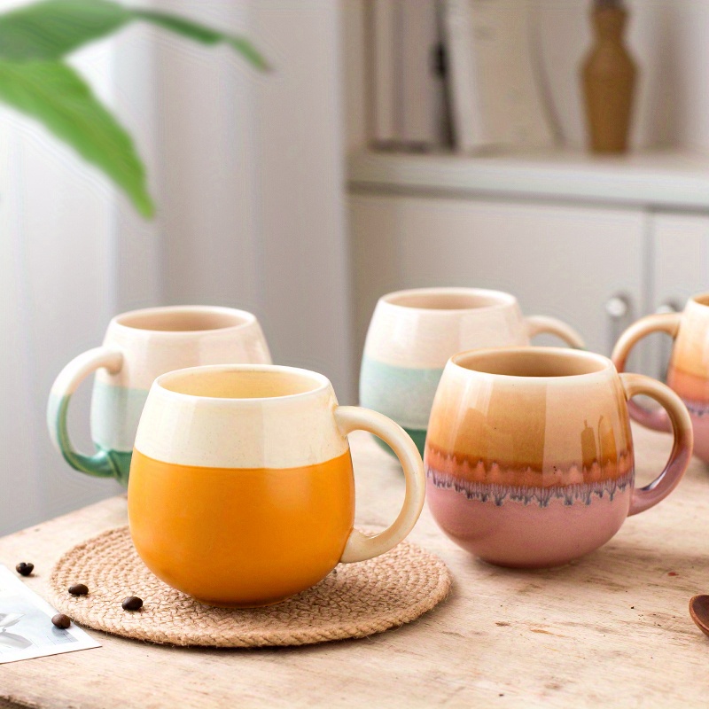 2pcs Ceramic Mug Set with Vibrant Abstract Designs - 14.2oz Reusable  Coffee, Tea, Milk Cups for Breakfast Oatmeal - Ideal Holiday Gift for  Christmas, Hanukkah, Thanksgiving, Valentine'S Day, Mother'S ...