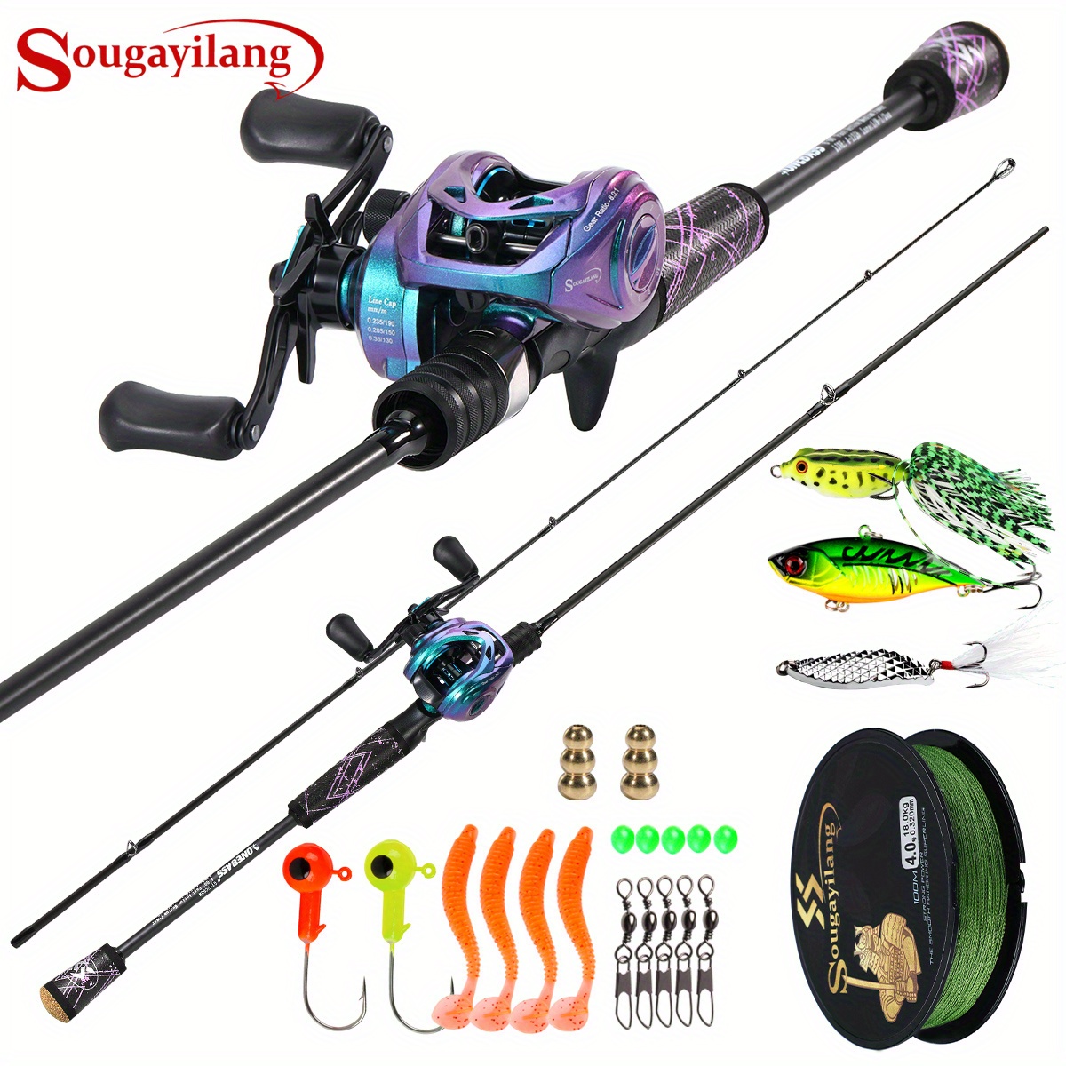 baitcaster combo ireland premium fishing rod reel combo baits line