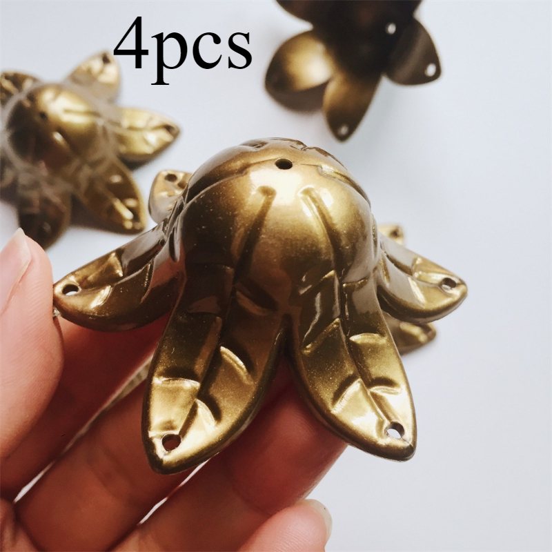 TEMU 4pcs Wind Chime Cover Set, Diy Bell Caps, Handmade Wind Chime Accessories, Hanging Ornaments, Diy Handmade Wind Chime Parts, Metallic Texture,