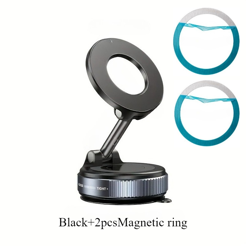 E-shop Magnetische Autohalterung für Handy, Vakuum-Saugfunktion, Metallstange + ABS-Material, verbesserte Magnetkraft, 360°-Drehung, geeignet für Glas