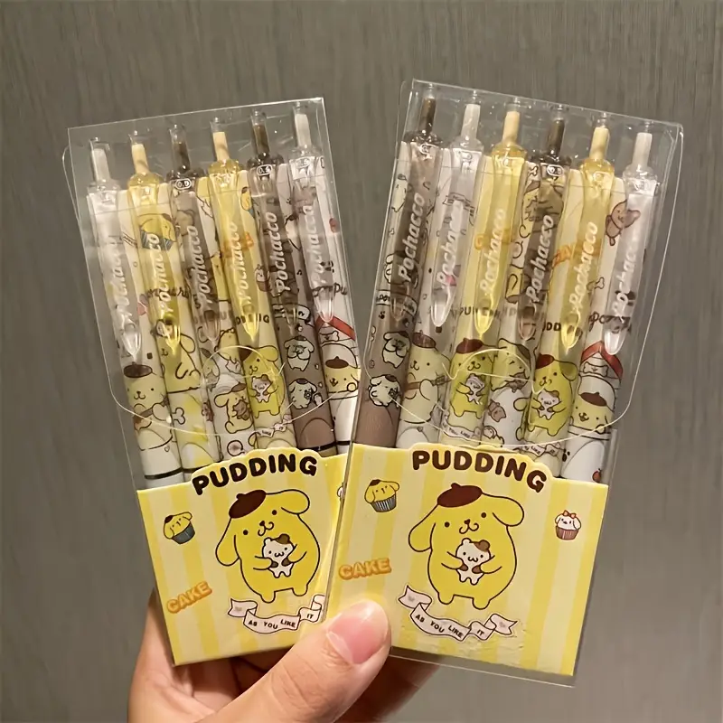 ( ) 0.55mm gel pen cartoon cute retractable pen stationery supplies, cute gel pens, pens set, cute pens for, eraseable pens, gel pens set, school supplies, study tools, stationery, kawaii design, ink, comfortable grip, character pens, students, anime fans Product details 6
