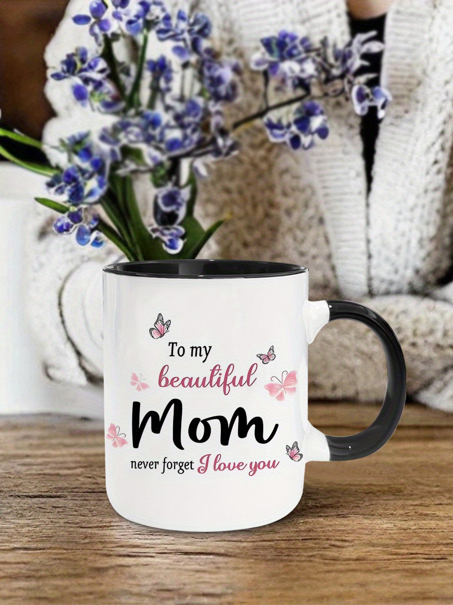 1pc   mug suitable for mom elegant ceramic coffee tea   with   ideal gift for mothers day for     mum mama Product details 2