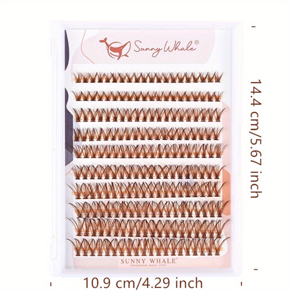 200 clusters natural dark brown 40d mink effect pet lash clusters 8 16mm vegan ethically made   for wispy angel cat eye styles beginner friendly reusable clusters for all light beige tones makeup looks